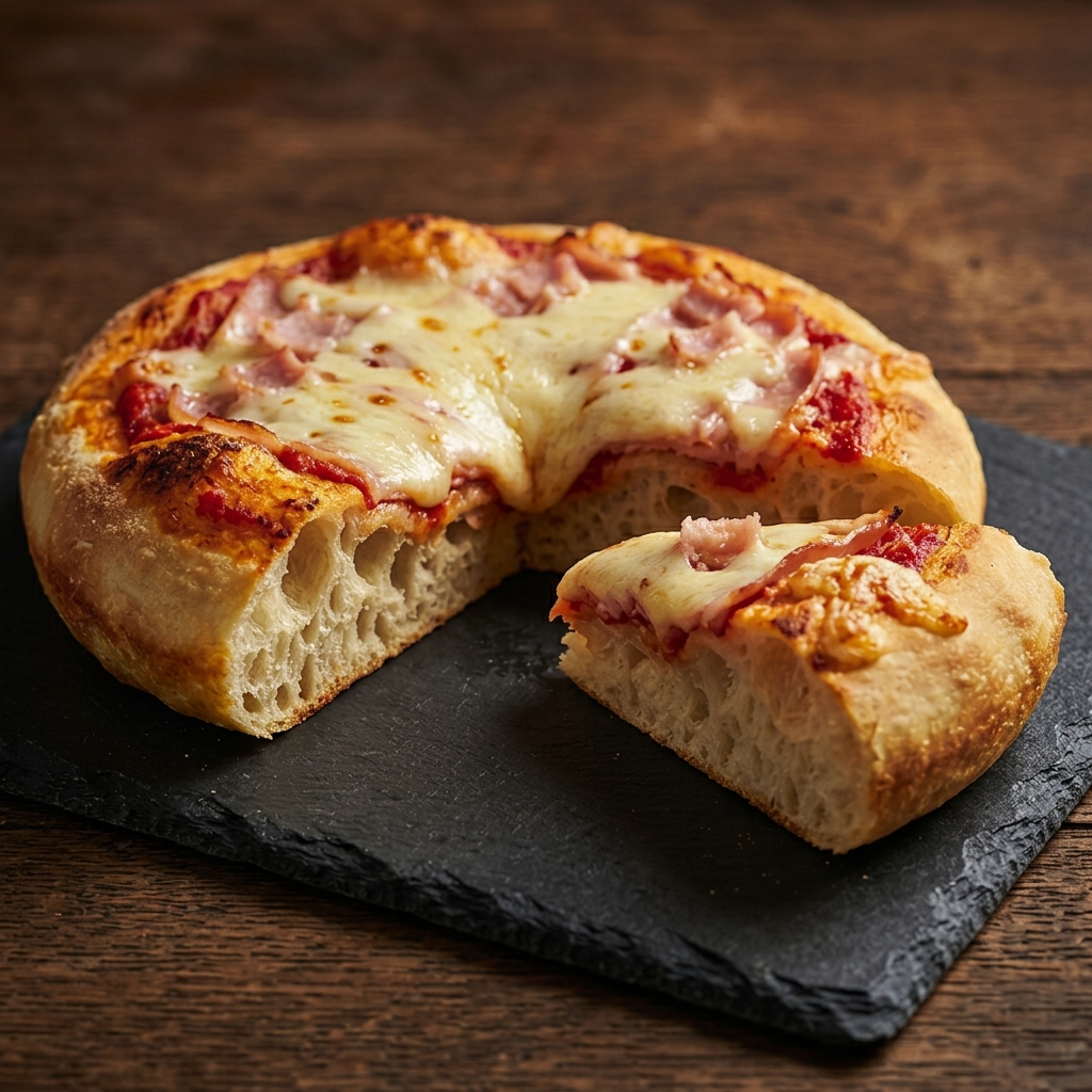 Pizza Jamón dulce de La Pixetta